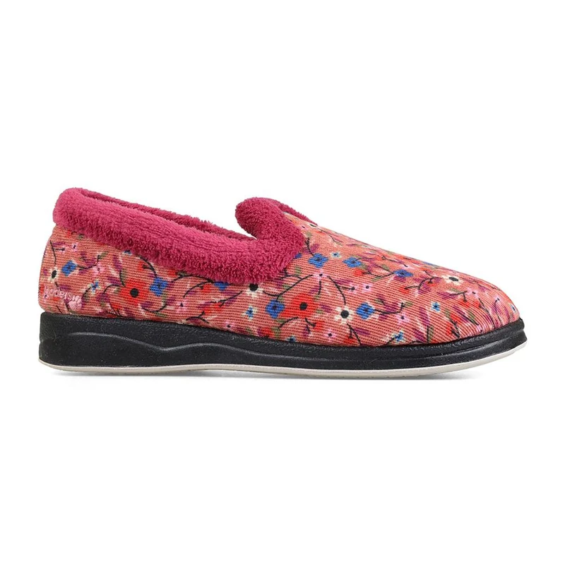 Padders Ladies Slippers 2E Fit Vulcanised - REPOSE