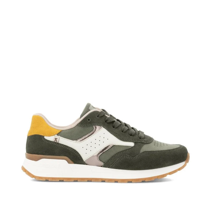 Rieker Damen-Sneakers „Evolution“ aus Leder - Grün