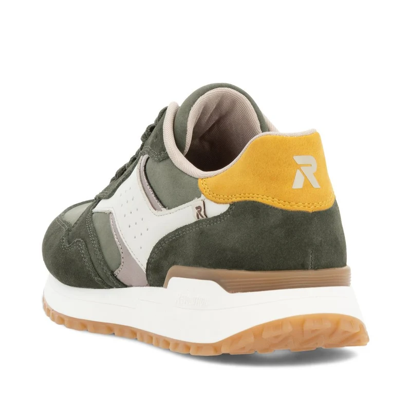 Rieker Damen-Sneakers „Evolution“ aus Leder - Grün