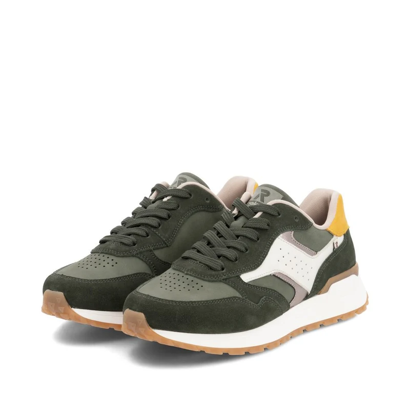 Rieker Damen-Sneakers „Evolution“ aus Leder - Grün