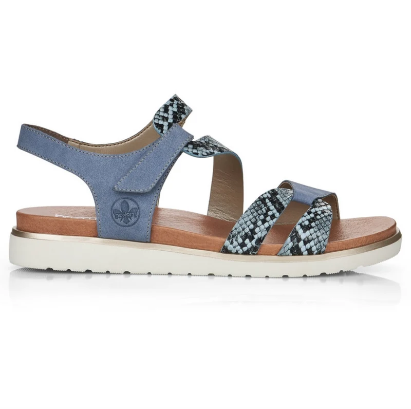 Rieker Damenmode-Sandalen – Blau