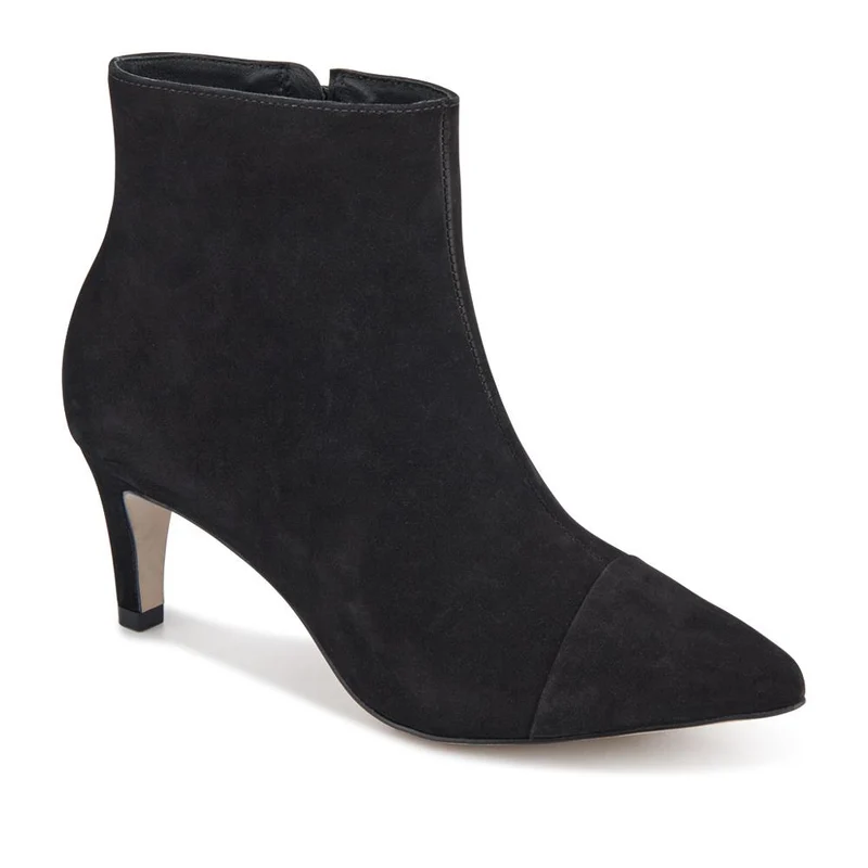 Kamryn Leather Stiletto-Heeled Ankle Boots - KAMRYN / 328 252