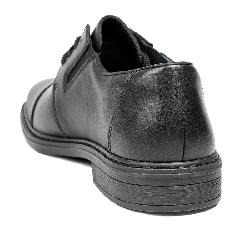 Rieker Smart Leather Lace Up Shoes - RKR43510 / 328 770 - Black
