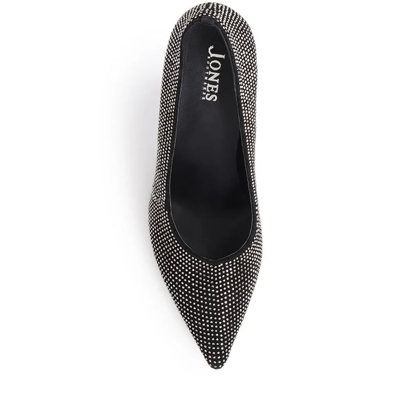 Yanna Embellished Court Shoes - YANNA / 326 319 - Pewter