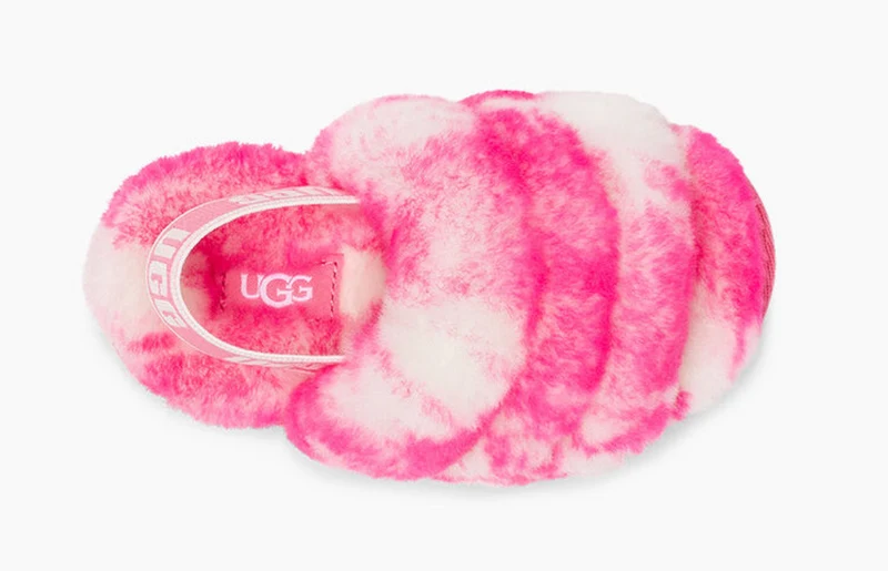 UGG Fluff Yeah Murmelrutsche für Kleinkinder - Rosa Rose / Muschelrosa