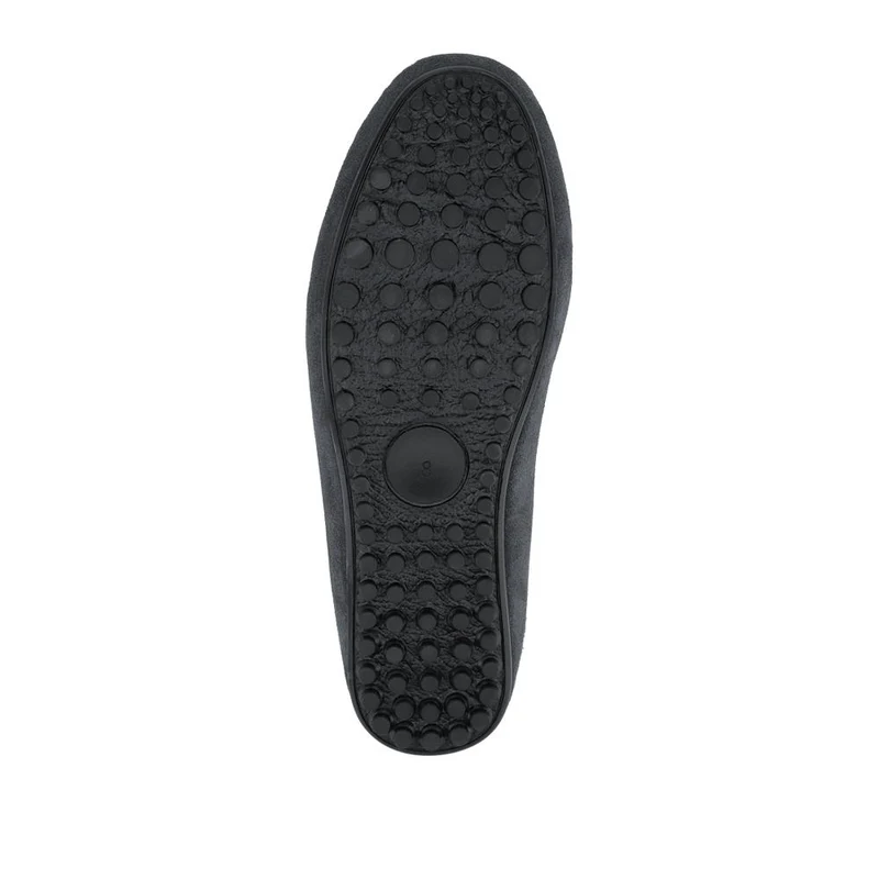 Zap Leather Mule Slippers - ZAP / 328 013 - Charcoal