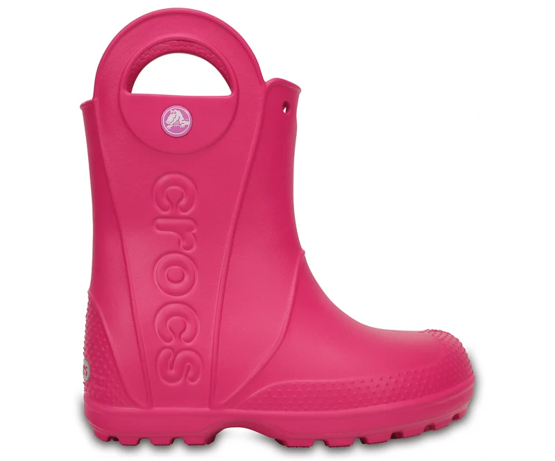 Crocs Regenstiefel „Handle It“ für Kinder – Candy Pink