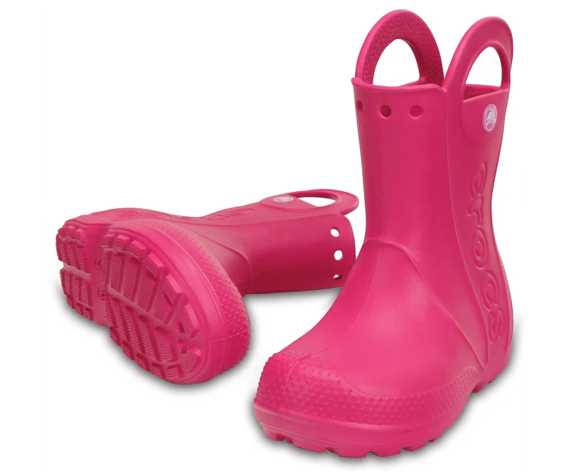 Crocs Regenstiefel „Handle It“ für Kinder – Candy Pink