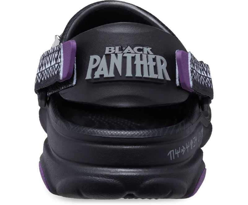 Crocs Black Panther All-Terrain Clog für Kinder – Schwarz
