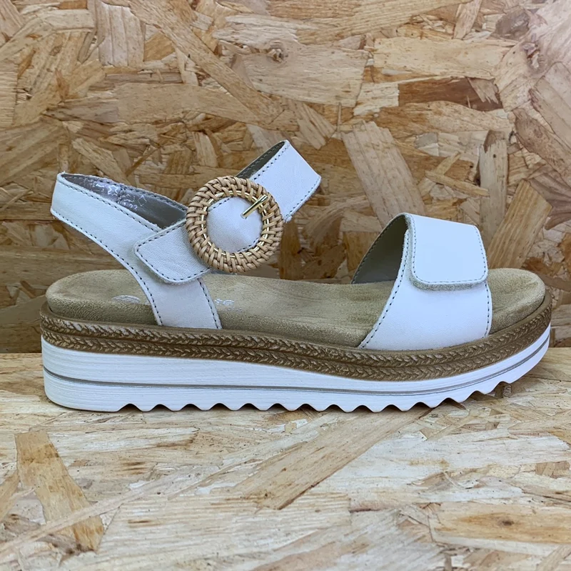 Remonte Mode-Plateau-Sandale für Damen – Beige