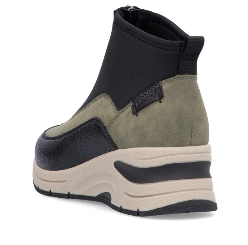 Rieker Fashion-Stiefelette für Damen – Grün
