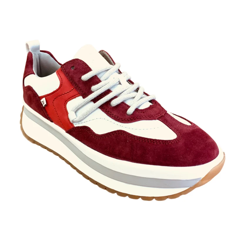 Rieker Damen-Sneakers „Evolution“ aus Leder - Rot