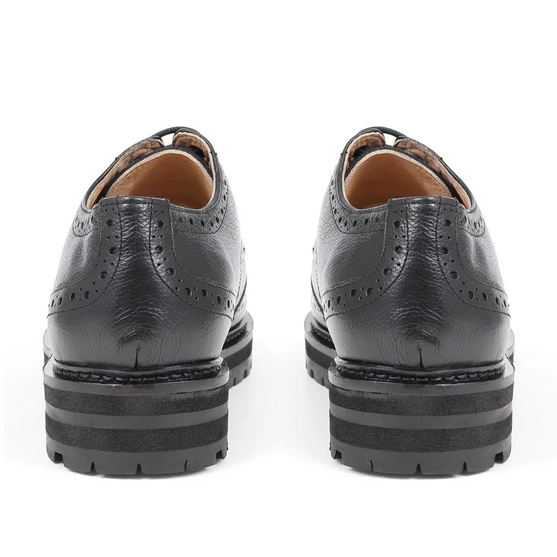 Flossie Leather Brogues - FLOSSIE / 324 287 - Black