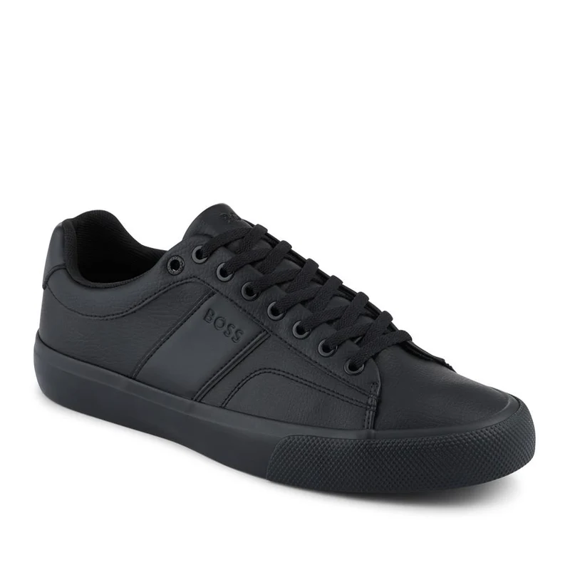 Faux-Leather Trainers - HUGO41503 / 327 623