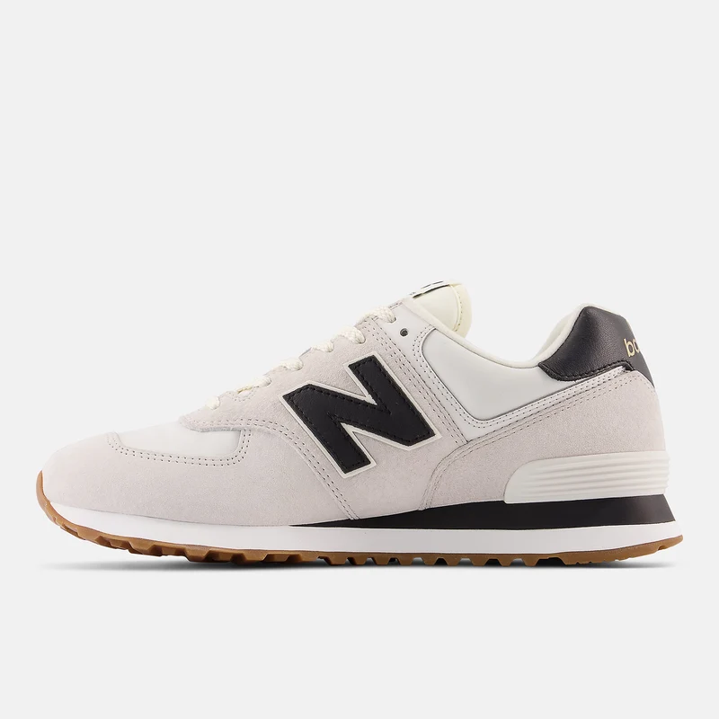 New Balance Herren 574 Fashion Trainer – Weiß / Grau