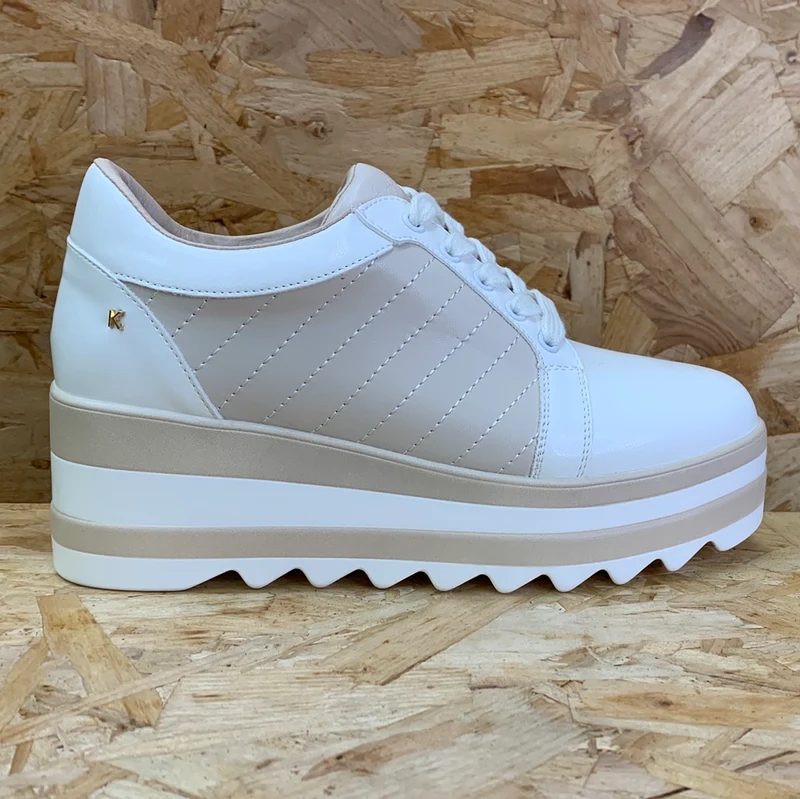 Kate Appleby Highworth Plateau-Sneaker für Damen - Mandel