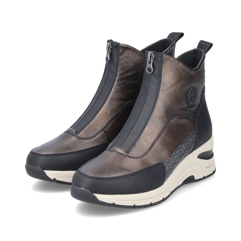 Rieker Damenmode-Stiefelette – Braun