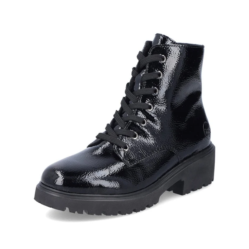 Rieker Modische Stiefeletten mit Fleecefutter für Damen - Schwarz