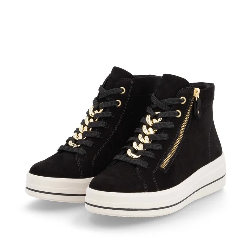 Remonte High-Top-Sneakers für Damen - Schwarz