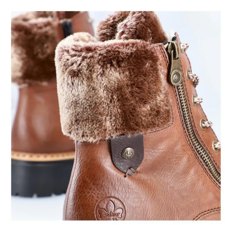 Rieker Stiefelette mit Fleecefutter für Damen - Braun