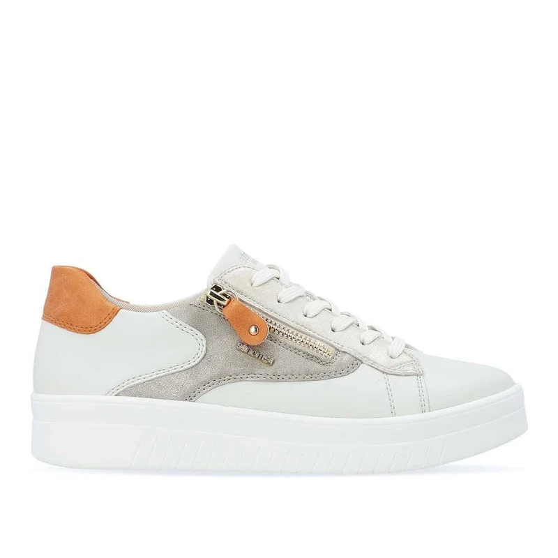 Remonte Modische Sneaker für Damen - Off White