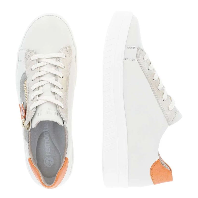 Remonte Modische Sneaker für Damen - Off White