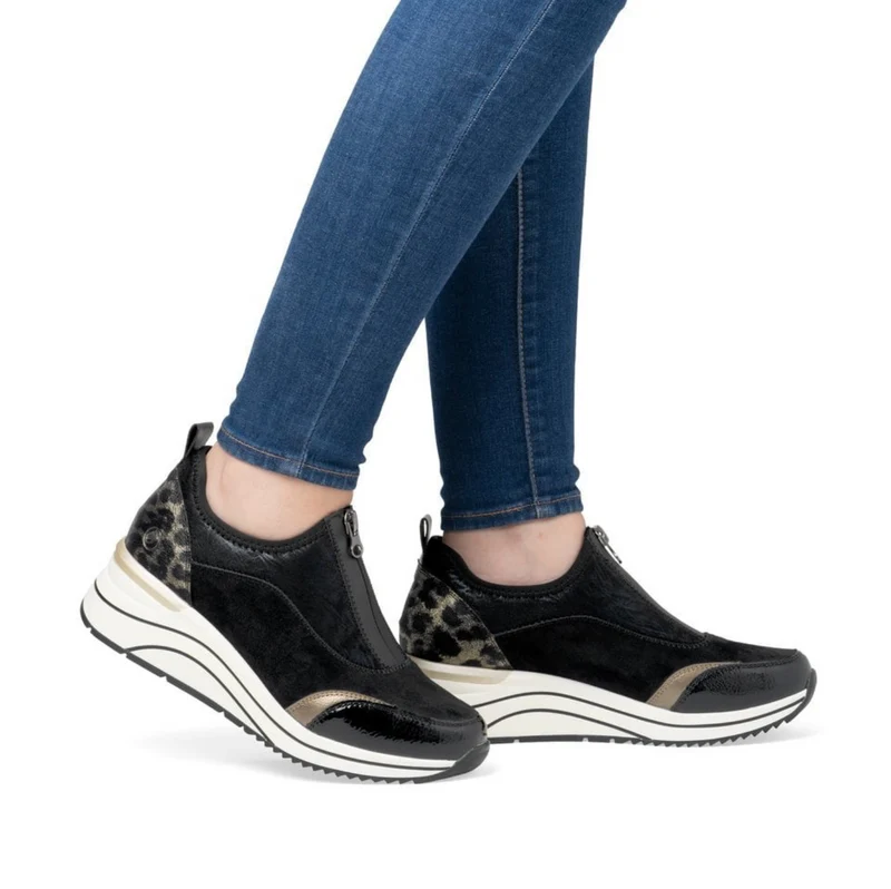 Remonte Mode-Sneaker für Damen – Schwarz
