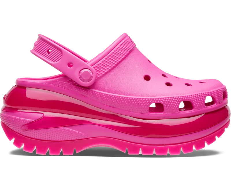 Crocs Unisex Classic Mega Crush Clog – Rosa