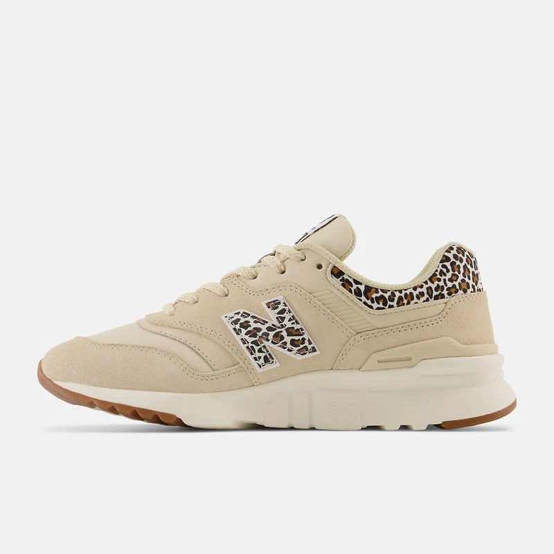 New Balance Damen 997H Fashion Sneaker - Sand / Leopardenmuster