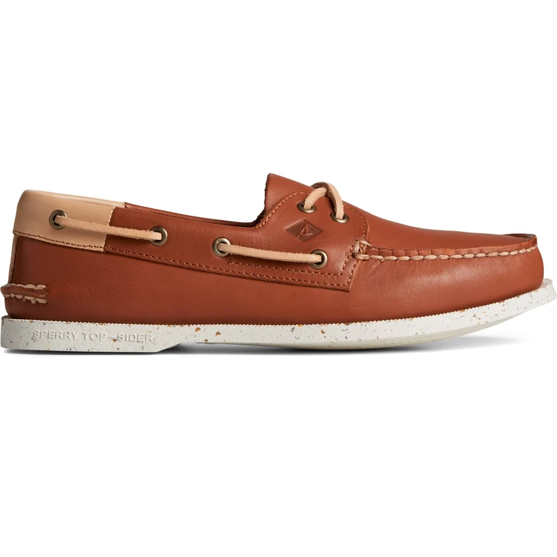 Sperry Herren A/O 2-Eye Veg Re-Tan Bootsschuhe – Hellbraun