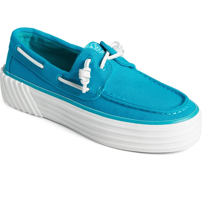 Sperry Damen Crest Plateau-Bootsschuhe - Blau