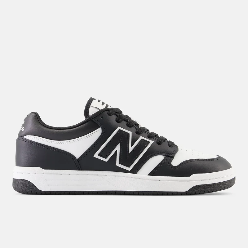 New Balance Herren BB480 Turnschuhe - Weiß / Schwarz