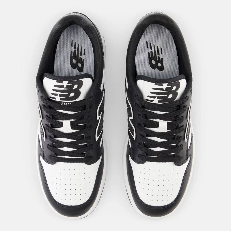 New Balance Herren BB480 Turnschuhe - Weiß / Schwarz