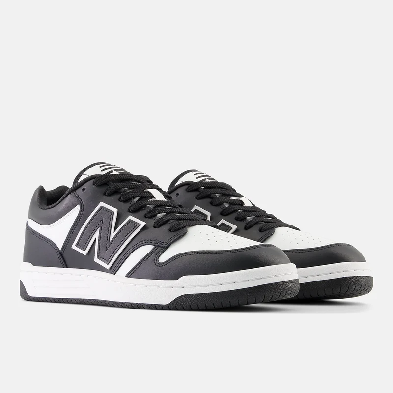 New Balance Herren BB480 Turnschuhe - Weiß / Schwarz