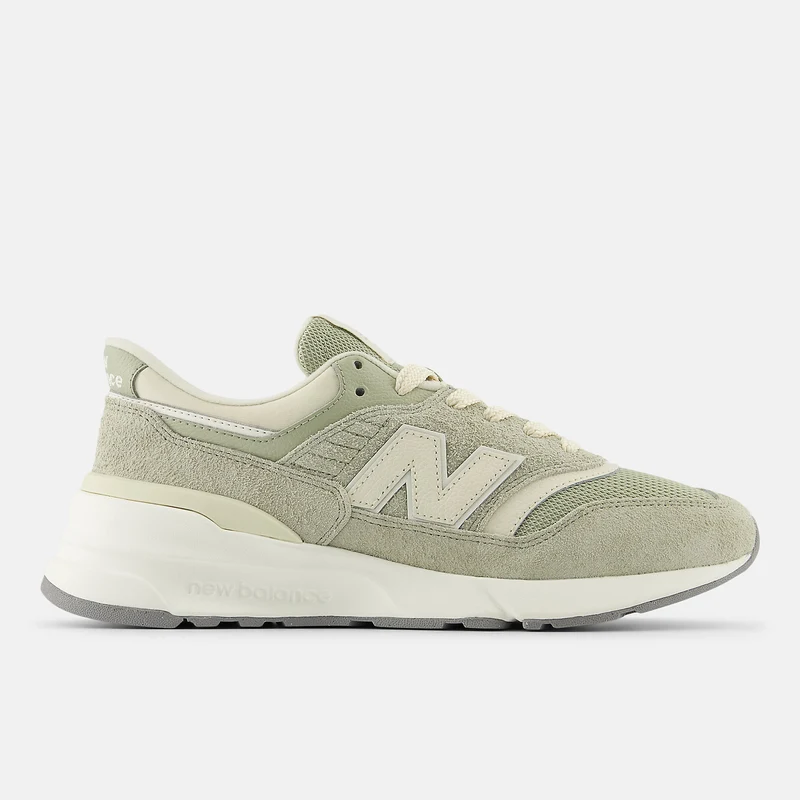 New Balance Unisex 997 Sneaker - Olivin / Leinen