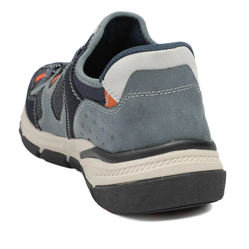 Relife Wide Fit Rugged Slip On Shoes - RELIF43009 / 329 178 - Navy