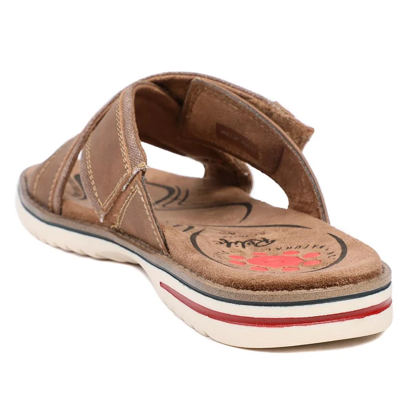Relife Wide Fit Slip On Sandals - RELIF43011 / 328 926 - Brown