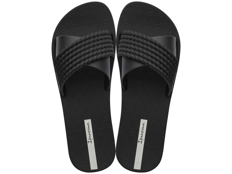 Ipanema Damen Street Slide – Schwarzes Seil