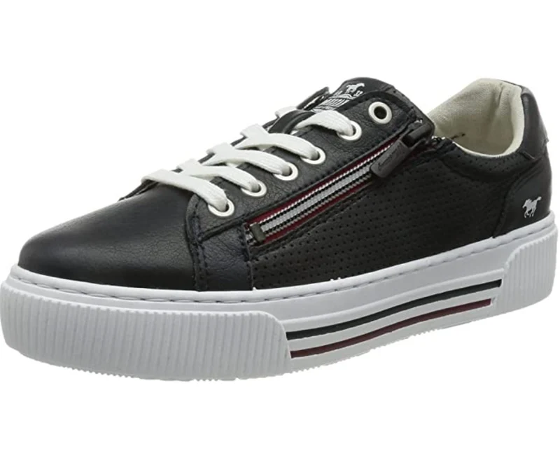 Mustang Modische Damen-Sneaker – Marineblau
