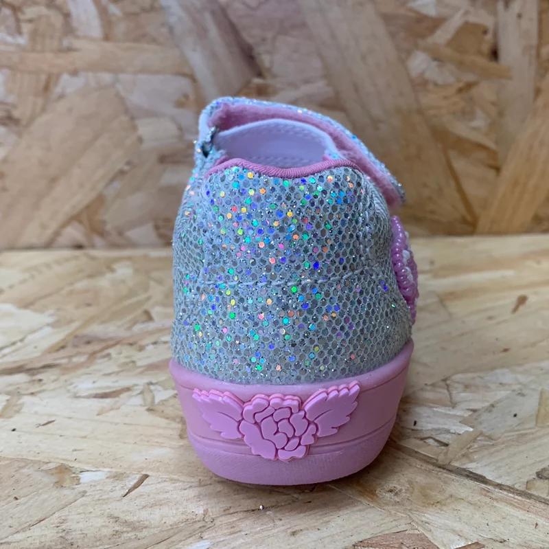 Lelli Kelly Cressida-Schuh für Kinder – Silberglitter