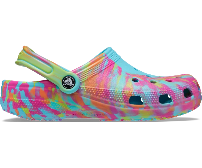Crocs Klassischer Unisex-Marmor-Clog – Neptun