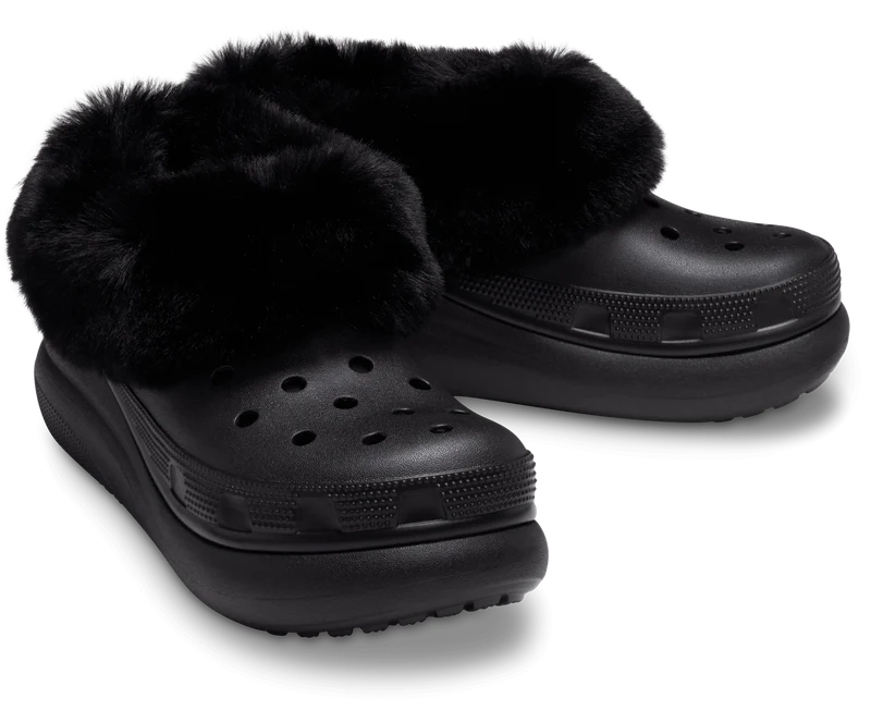 Crocs Unisex Furever Crush Clog - Schwarz