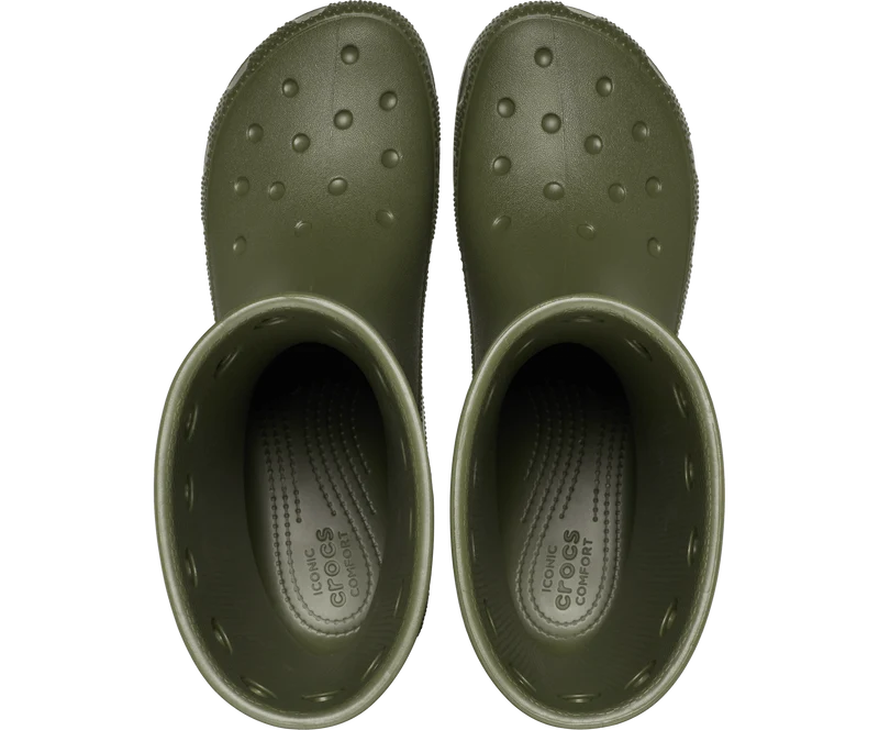 Crocs Klassischer Unisex-Stiefel – Armeegrün