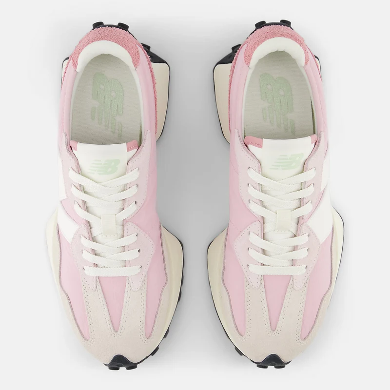 New Balance Damen 327 Fashion Trainers - Hazy Rose / Mid Century Pink