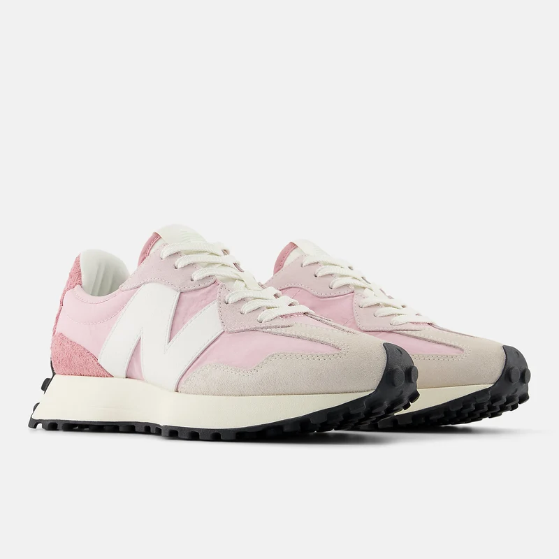 New Balance Damen 327 Fashion Trainers - Hazy Rose / Mid Century Pink