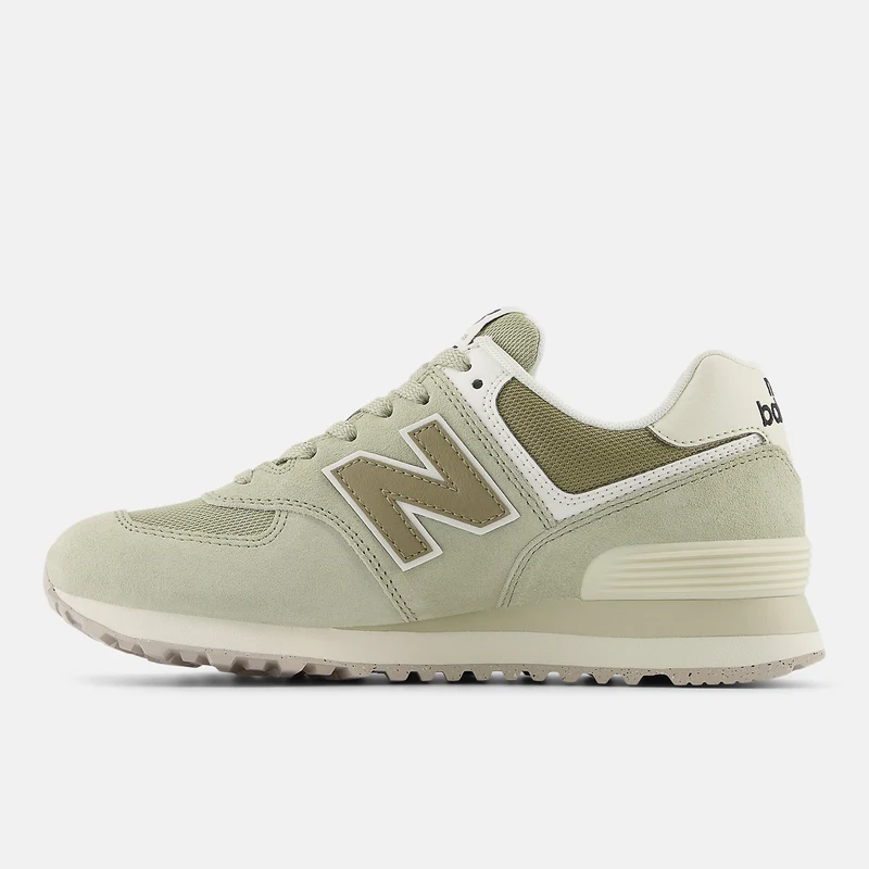New Balance Damen 574 Fashion Sneakers - Olivin / Dunkles Steingut