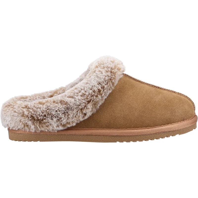 Hush Puppies Damen Amara Slipper – Hellbraun