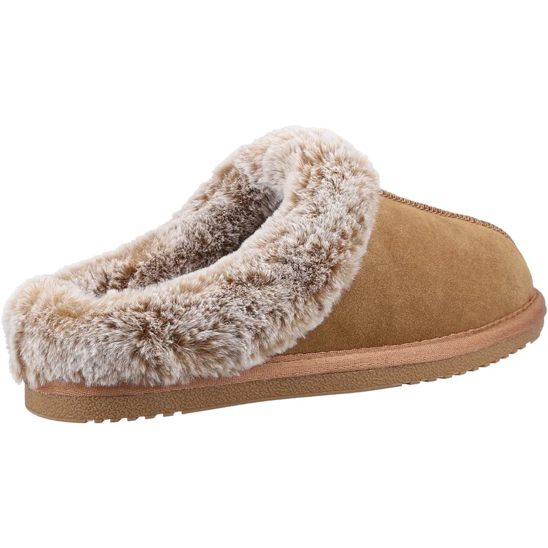 Hush Puppies Damen Amara Slipper – Hellbraun