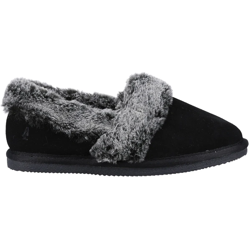 Hush Puppies Damen-Hausschuhe Ariel | Schwarz