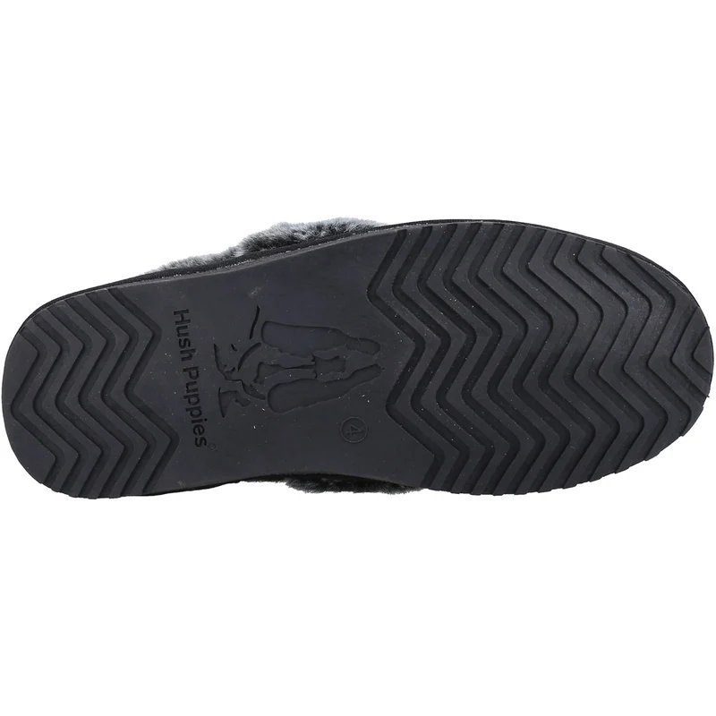 Hush Puppies Damen-Hausschuhe Ariel | Schwarz